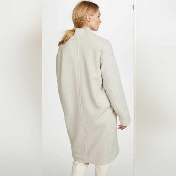 Vince Belted Wool Blend Coat - Picture 8 of 9